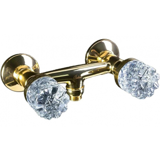 Смеситель для душа BOHEME Crystal 294-CRST золото