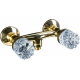 Смеситель для душа BOHEME Crystal 294-CRST золото