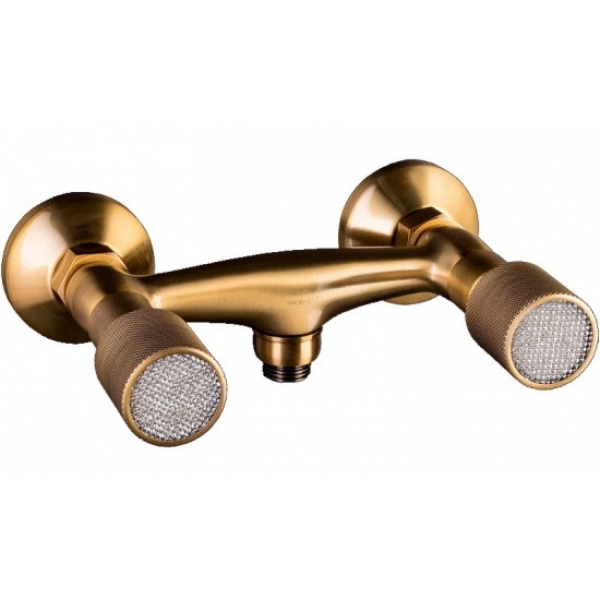 Смеситель для душа BOHEME Royal Cristal 314 бронза
