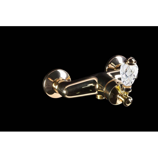 Смеситель для душа BOHEME Vogue Crystal 214-CRST золото
