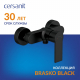 Смеситель для душа CERSANIT Brasko Black A63109 чёрный