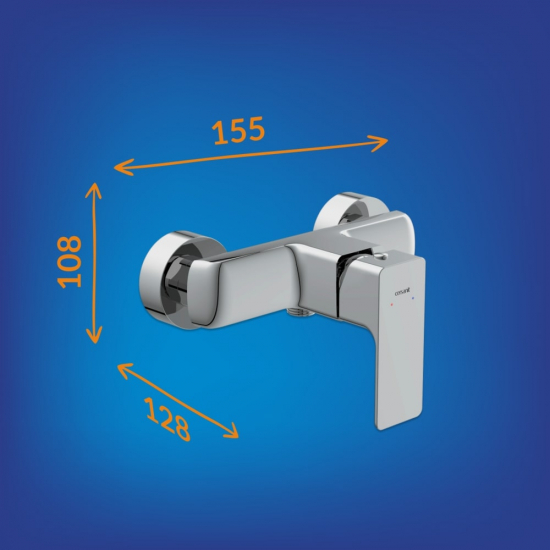 Смеситель для душа CERSANIT Geo A63041 хром