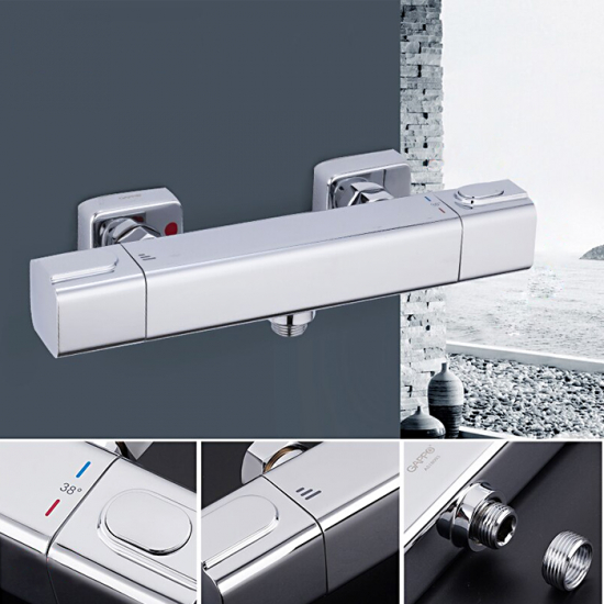 Смеситель для душа GAPPO G2091 с термостатом, хром