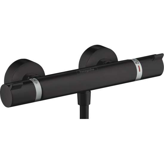 Смеситель для душа HANSGROHE Ecostat Comfort 13116670 с термостатом, матовый чёрный