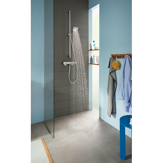 Смеситель для душа HANSGROHE Ecostat E 15773000 с термостатом, хром