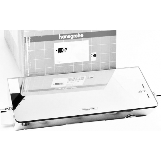 Смеситель для душа HANSGROHE Ecostat Select 13161400 с термостатом, хром/белый