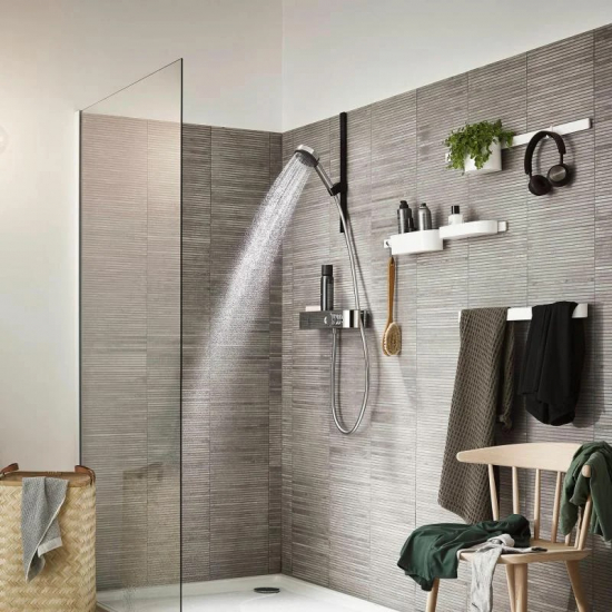 Смеситель для душа HANSGROHE ShowerTablet Select 24360000 с термостатом, хром