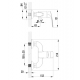 Смеситель для душа LEMARK Plus Shape LM1703C хром