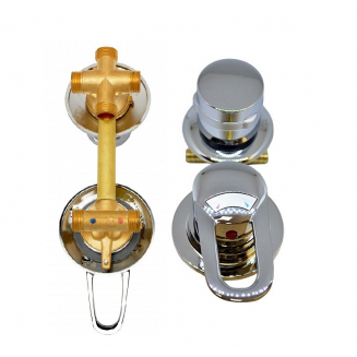 Смеситель для душевой кабины 4-х режимный (150мм) под резьбу