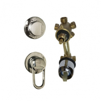 Смеситель для душевой кабины 5-и режимный (150мм) под резьбу