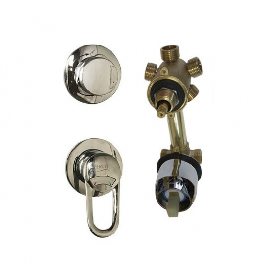 Смеситель для душевой кабины 5-и режимный (150мм) под резьбу