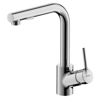 Смеситель для кухни BRAVAT Affability F7172217CP-3 с вытяжным изливом