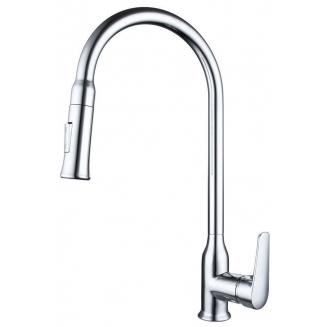 Смеситель для кухни BRAVAT Arden F7362395CP-ENG с вытяжным изливом