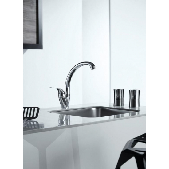 Смеситель для кухни BRAVAT Fit F7135188CP-1-RUS хром