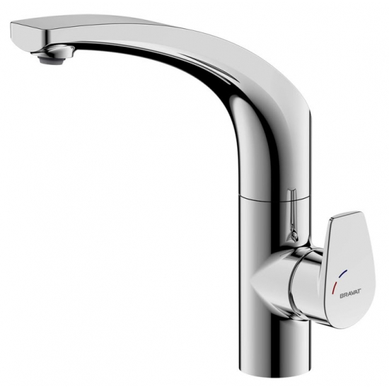 Смеситель для кухни BRAVAT Nizza F7353387CP-RUS хром