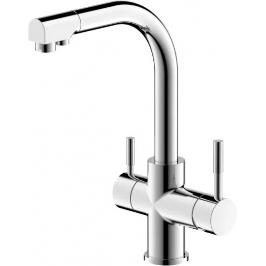 Смеситель для кухни BRAVAT Palace F729261CP-RUS с краном для питьевой воды