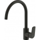 Смеситель для кухни BRAVAT Rhein F7429564BW-ENG чёрный матовый