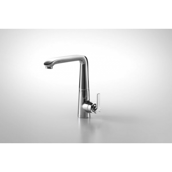 Смеситель для кухни BRAVAT Waterfall F773107C-1 хром