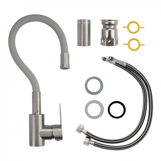 Смеситель для кухни BRIMIX 9319 с гибким изливом