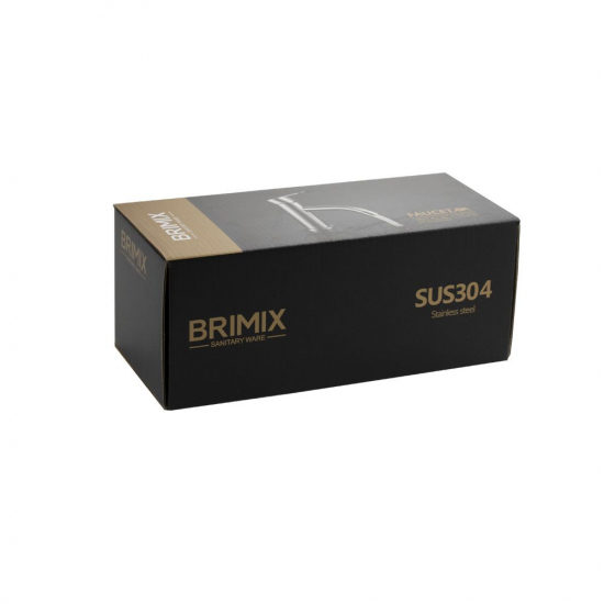 Смеситель для кухни BRIMIX 9328 из нержавеющей стали, настенный, сатин