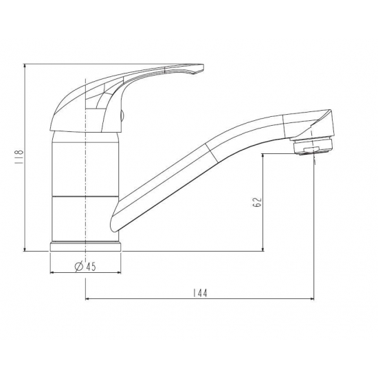 Смеситель для кухни ESKO Riga RG15