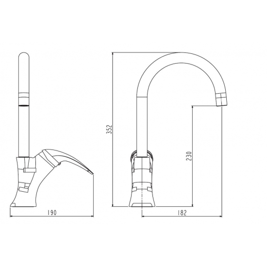 Смеситель для кухни ESKO Tokyo TK519