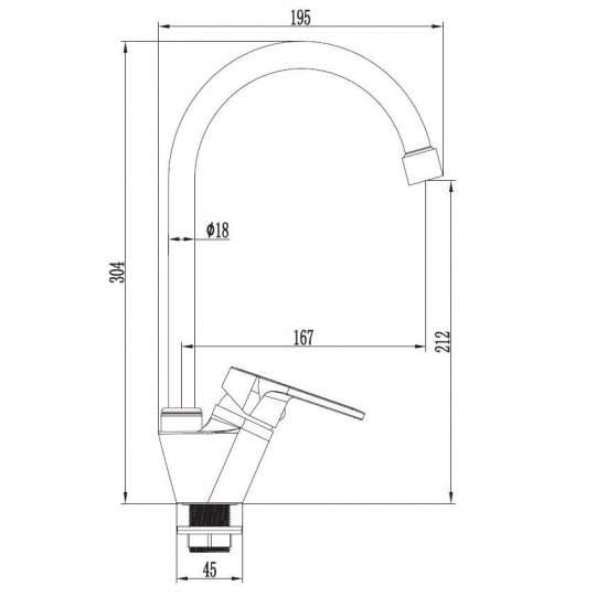 Смеситель для кухни ESKO Venezia-3 VE15-3
