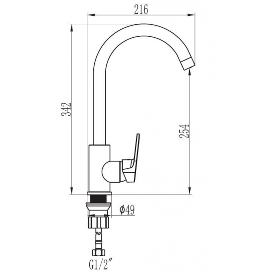 Смеситель для кухни ESKO Venezia-3 VE519-3