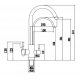 Смеситель для кухни FMARK FS0162 с краном для питьевой воды