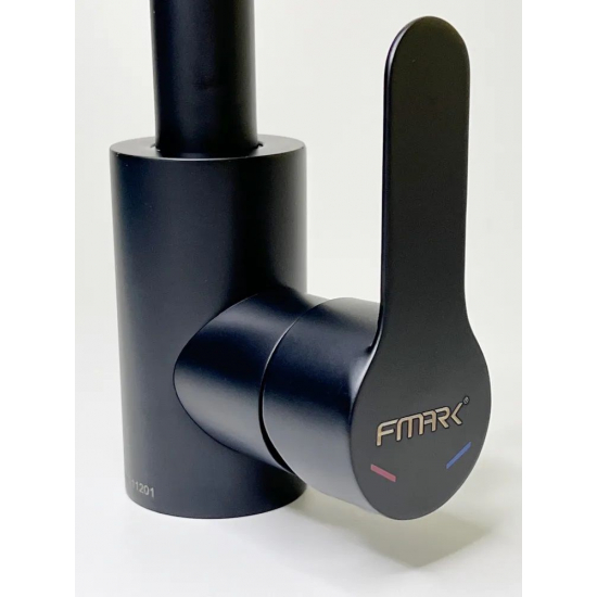 Смеситель для кухни FMARK FS8232H  из нержавеющей стали, чёрный