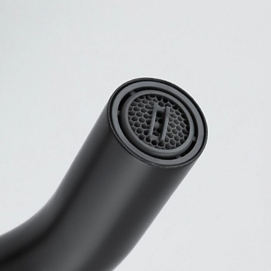 Смеситель для кухни FRUD R052 R44052-12 из нержавеющей стали, чёрный