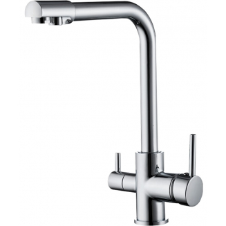 Смеситель для кухни FRUD R053 R43053 с краном для питьевой воды, хром