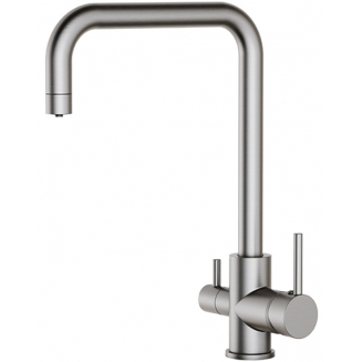 Смеситель для кухни FRUD R054 R43054-5 с краном для питьевой воды, сатин