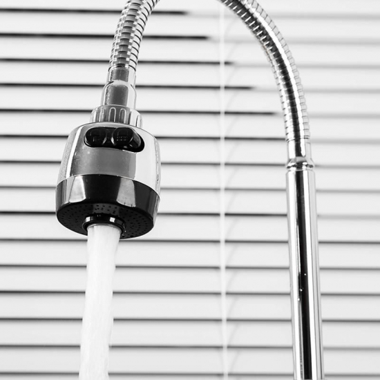 Смеситель для кухни FRUD R055 R42055-2 с гибким изливом, хром