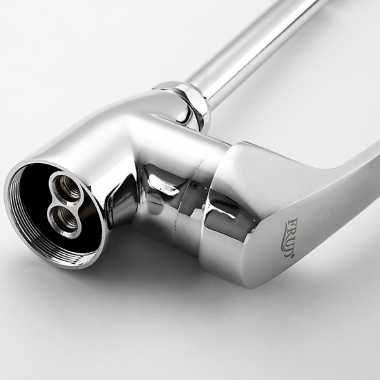 Смеситель для кухни FRUD R055 R42055-2 с гибким изливом, хром