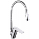 Смеситель для кухни FRUD R101 R43101 с гибким изливом, хром