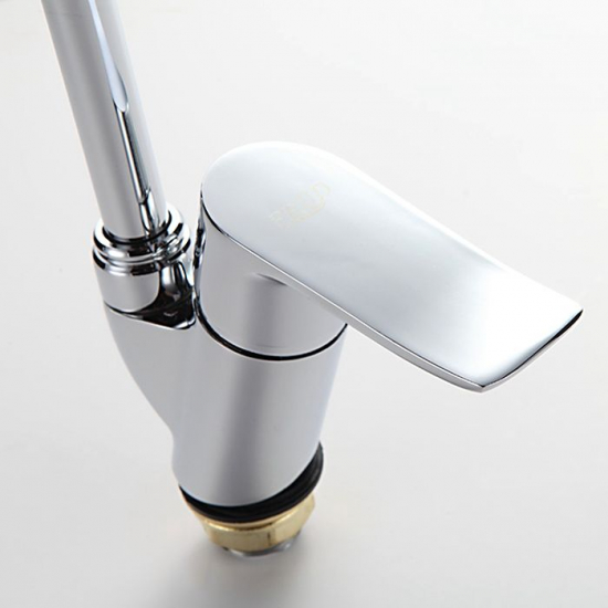 Смеситель для кухни FRUD R101 R43101 с гибким изливом, хром