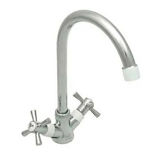 Смеситель для кухни FRUD R118 R49118-7 хром/белый