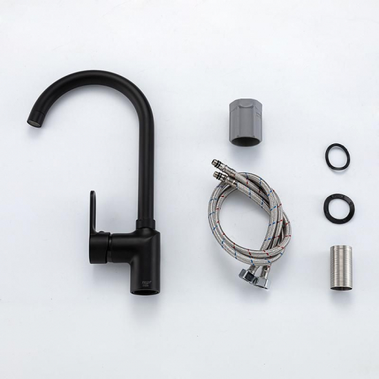 Смеситель для кухни FRUD R157 R42157-6 чёрный