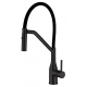 Смеситель для кухни GAPPO G4098-16 с гибким изливом, чёрный