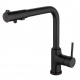 Смеситель для кухни GAPPO G4390-10 с краном для питьевой воды, чёрный