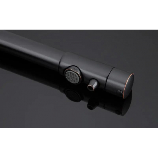 Смеситель для кухни GAPPO G4390-10 с краном для питьевой воды, чёрный