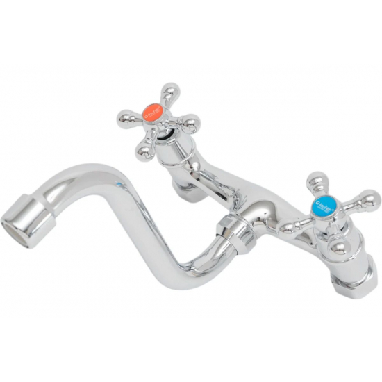 Смеситель для кухни GLAUF JMX12-A605 настенный, хром