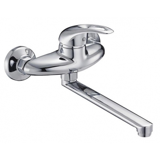 Смеситель для кухни GLAUF KLO12-A048 настенный, хром
