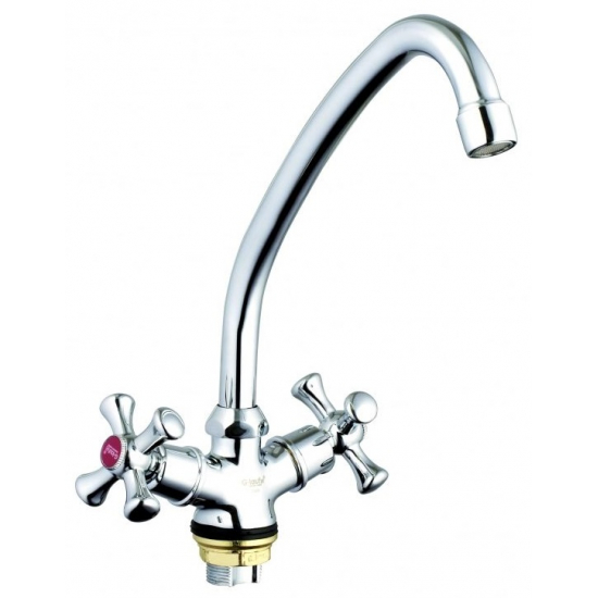 Смеситель для кухни GLAUF QFR4-A827 хром