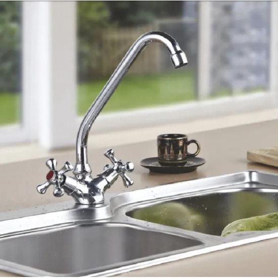 Смеситель для кухни GLAUF QFR4-A827 хром