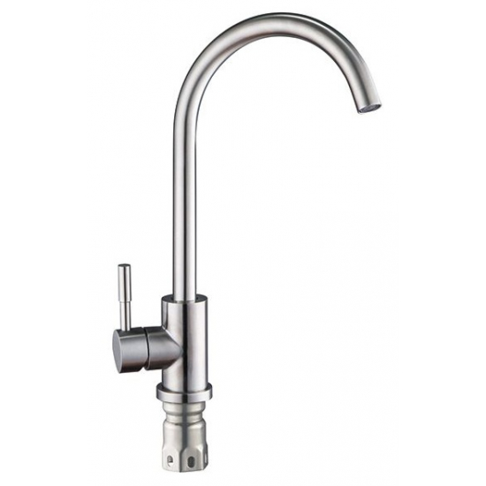 Смеситель для кухни GLAUF ZAP4-A090 из нержавеющей стали, сатин