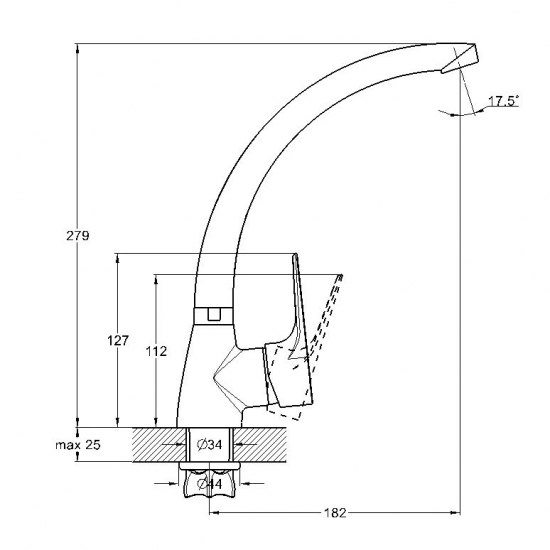 Смеситель для кухни GLAUF ZOP4-B045