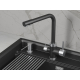 Смеситель для кухни GRANULA 5015 с краном для питьевой воды, шварц