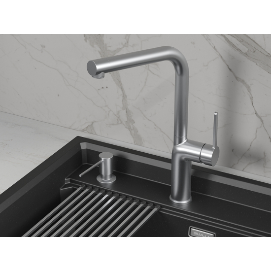 Смеситель для кухни GRANULA 9502 нерж